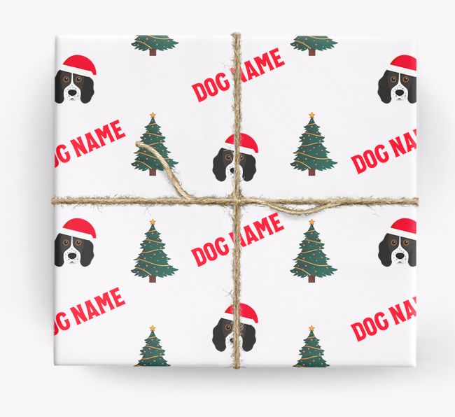 Icons & Trees: Personalised {breedFullName} Wrapping Paper